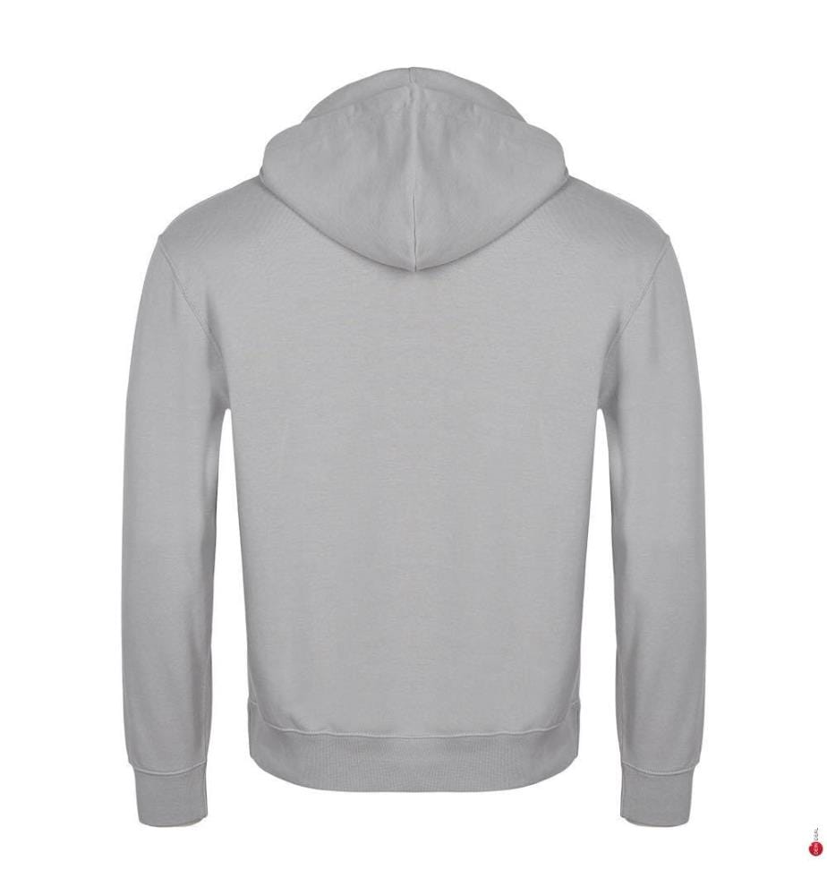 Hoodie Loose Fit Badge - Grau