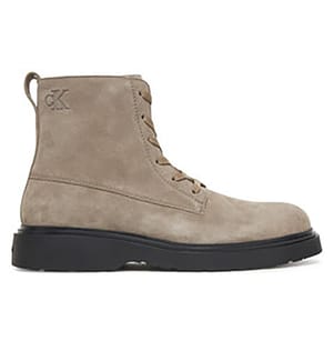 Combat-Stiefeletten - Beige