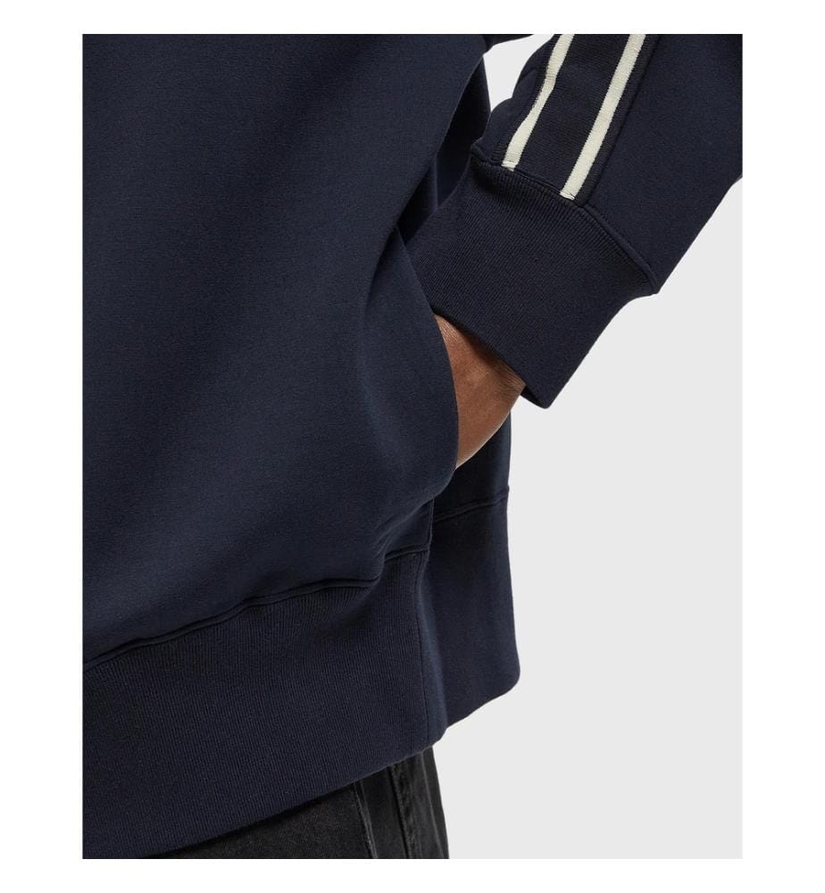 Spacer Stripe Pullover - Dunkelblau