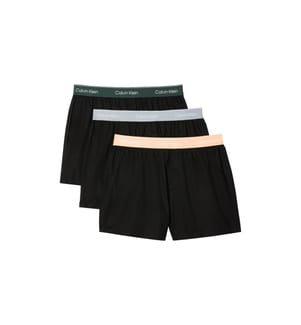 3er-Pack Slim Boxershorts - Schwarz