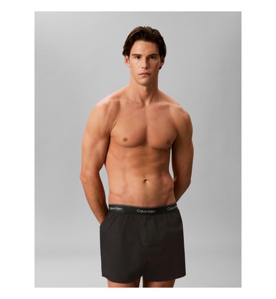 3er-Pack Slim Boxershorts - Schwarz