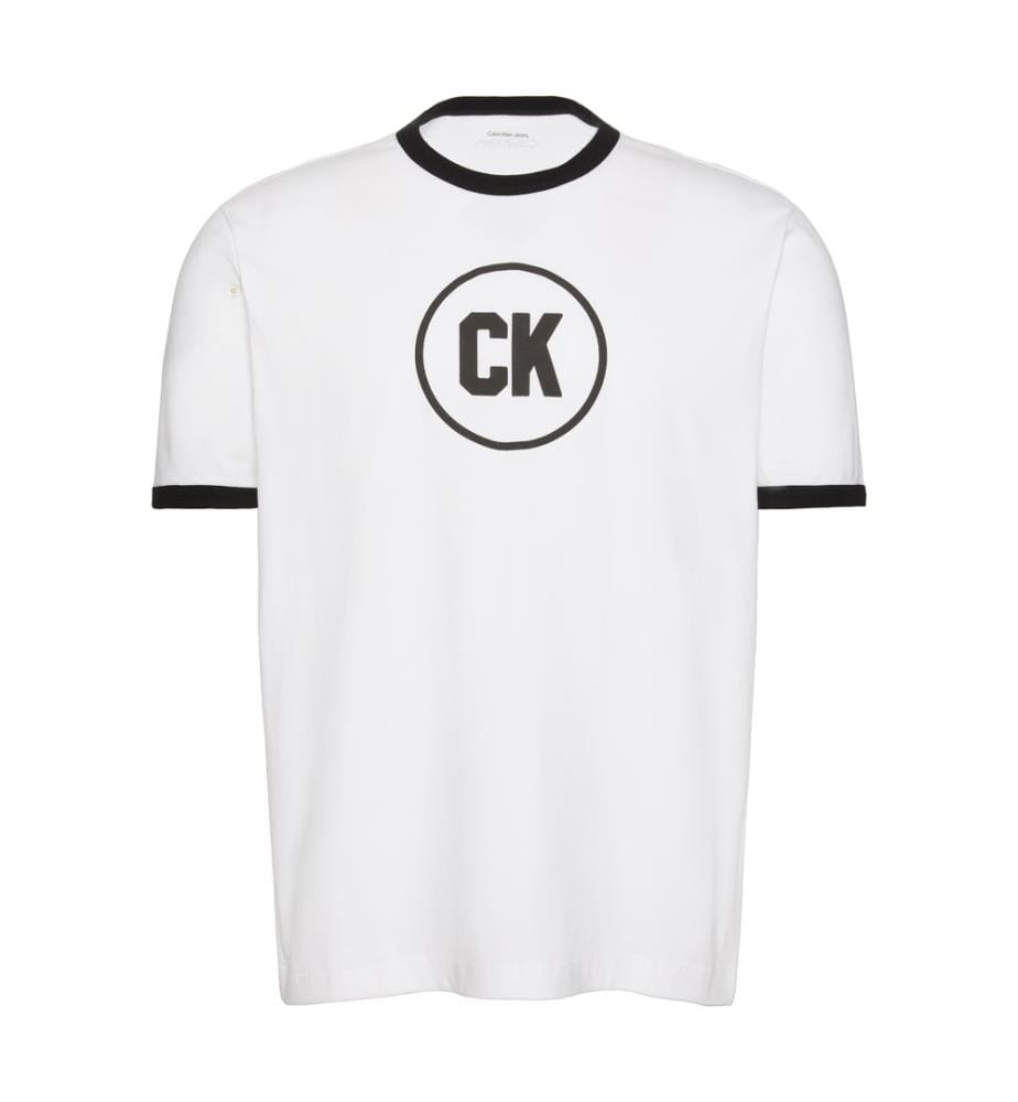 T-Shirt Ringer - Blanc
