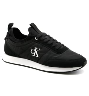 Retro Runner Sneakers - Schwarz