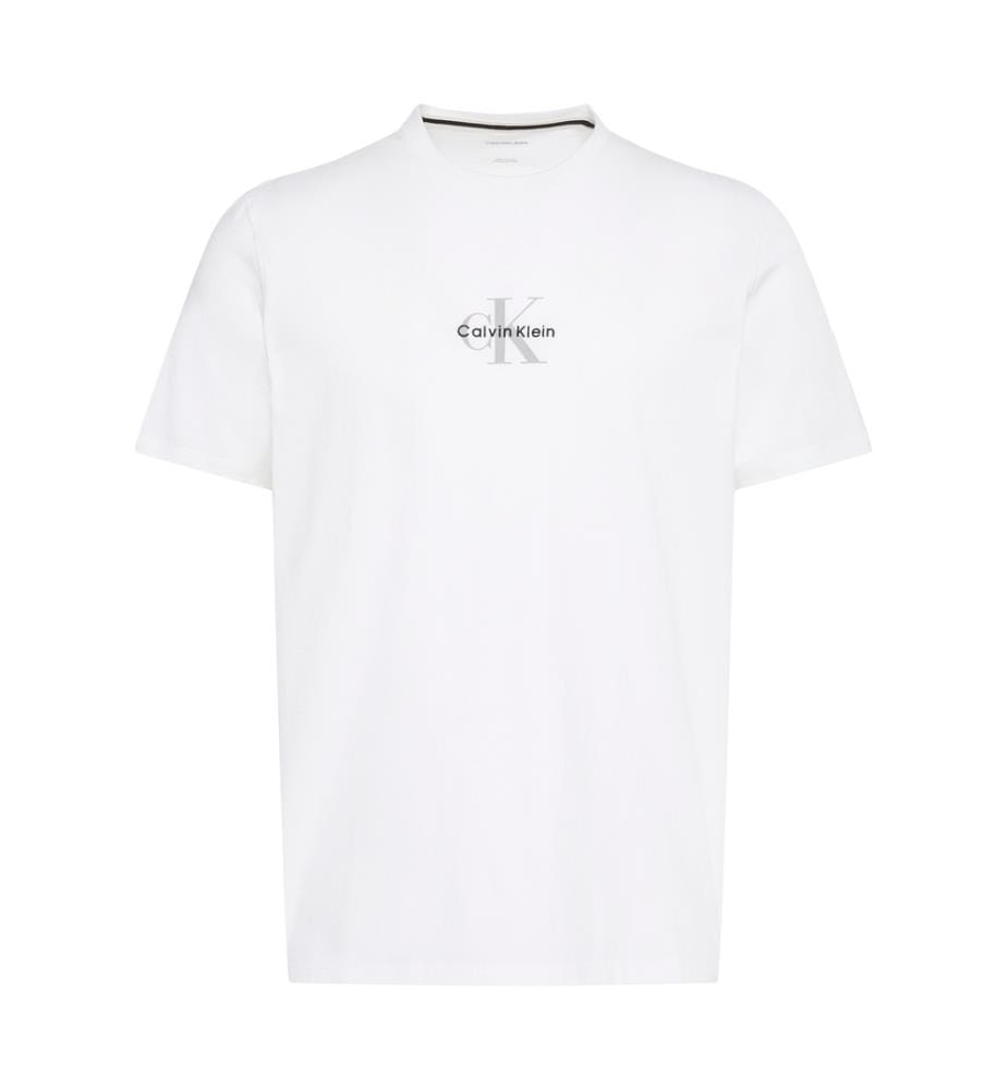 Mikro-Logo T-Shirt - Weiss