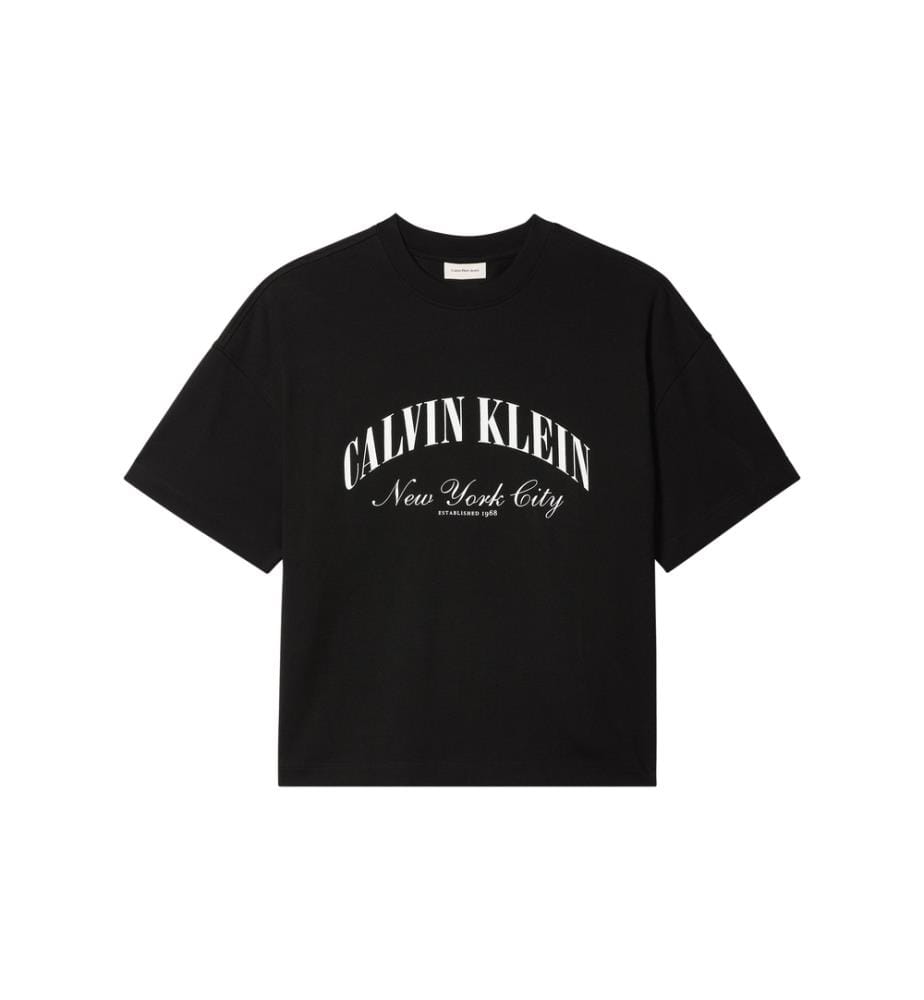 T-shirt ringer jersey épais - Noir
