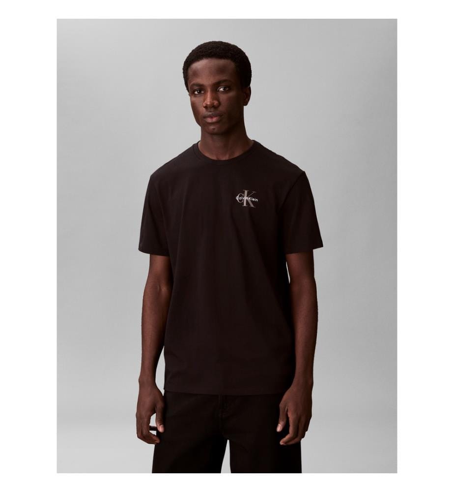 Klassisches Mikro-Logo T-Shirt - Schwarz