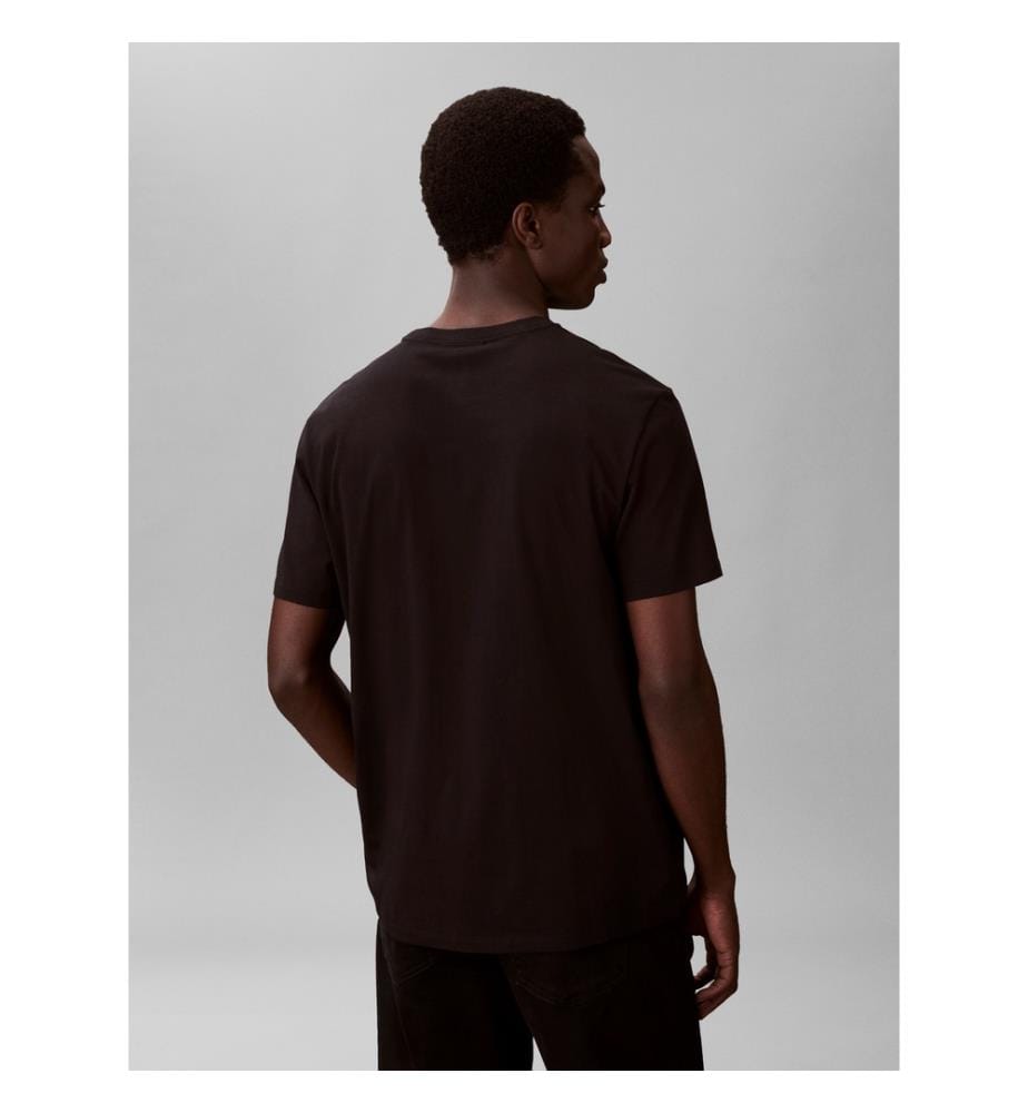 Klassisches Mikro-Logo T-Shirt - Schwarz