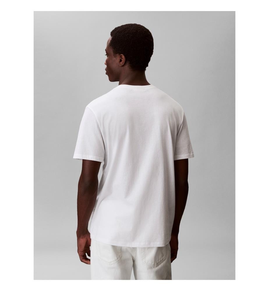 Klassisches Mikro-Logo T-Shirt - Weiss