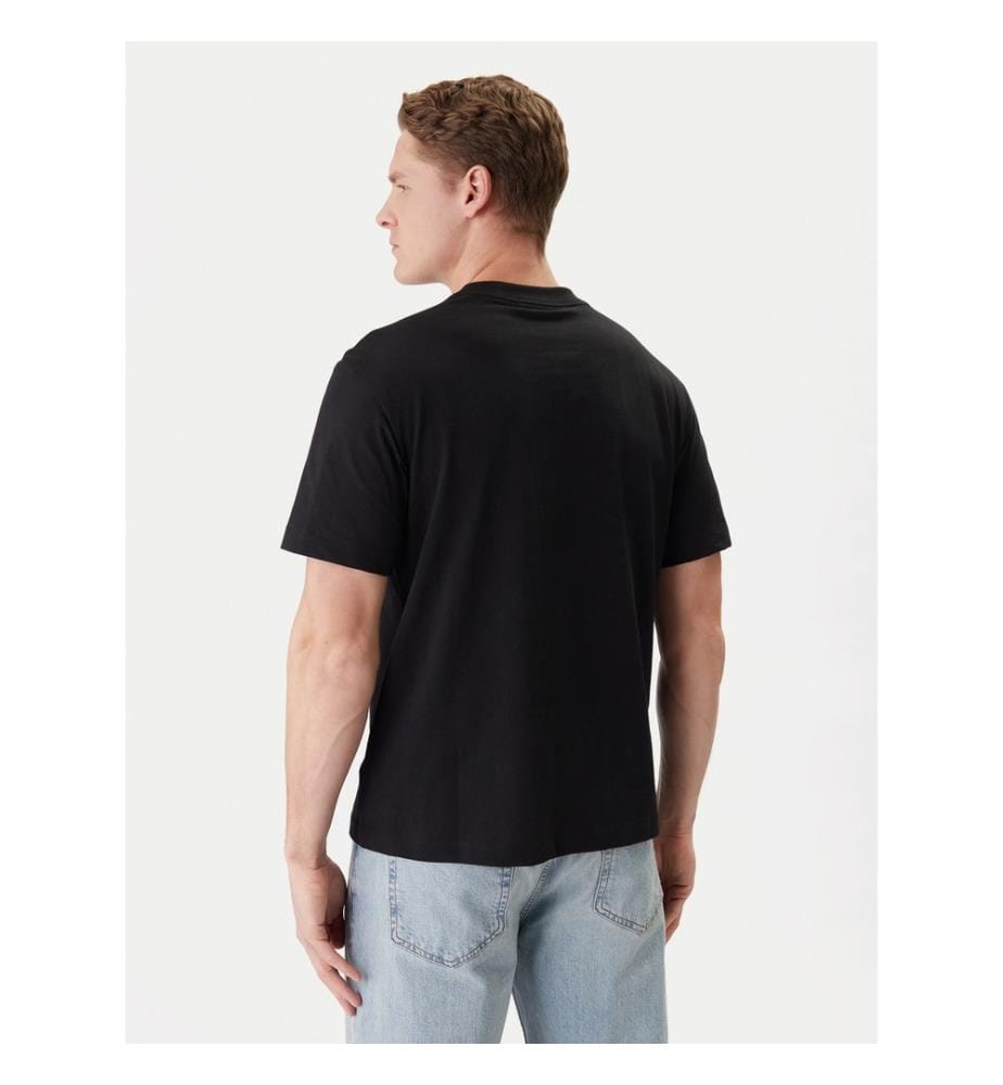 T-Shirt Brusttasche - Schwarz