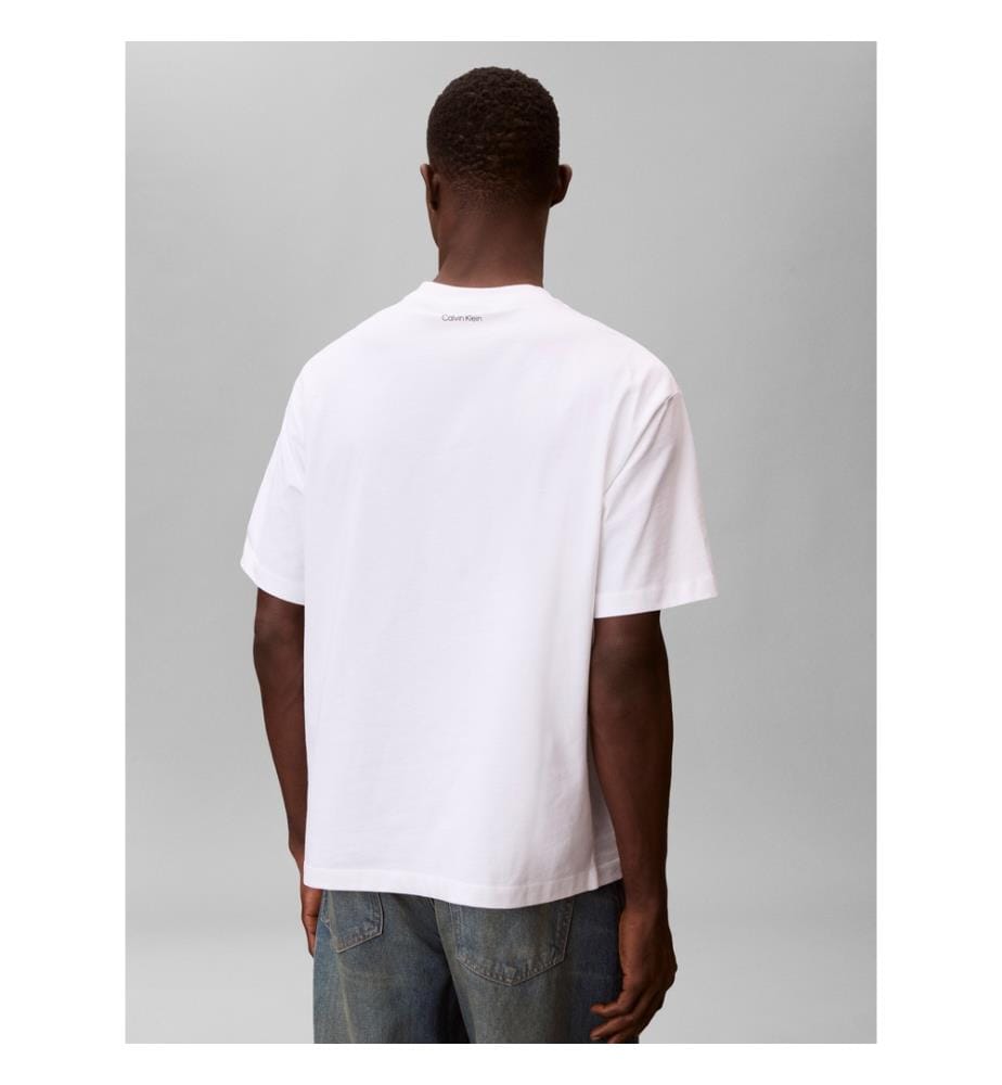 Graphisches Diamant-T-Shirt - Weiss