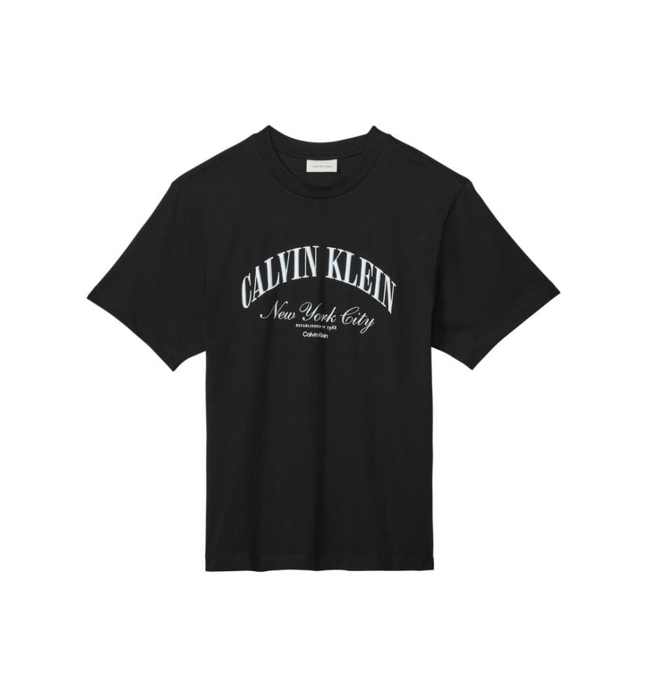 T-Shirt Regular Fit - Schwarz