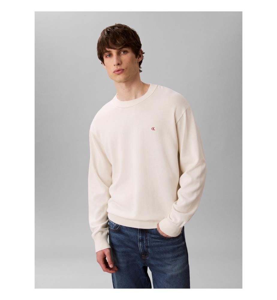 Relaxed Pullover - Weiss