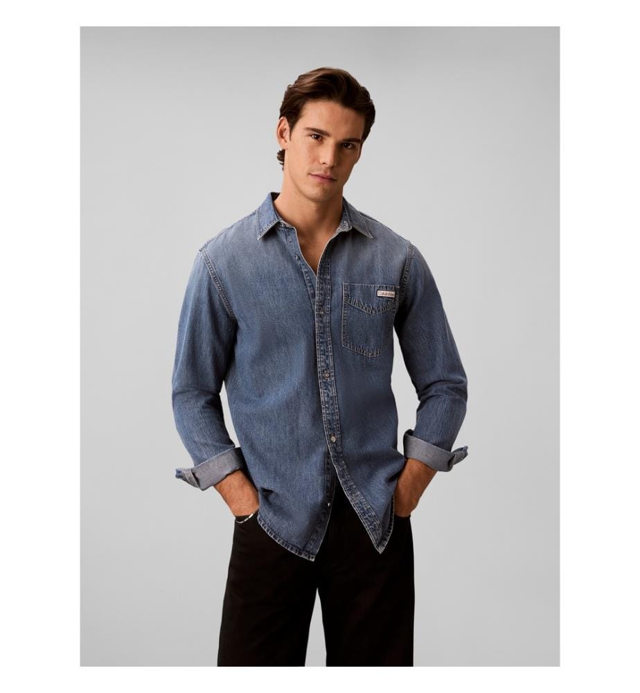 Camicia Essential Classic - Blu