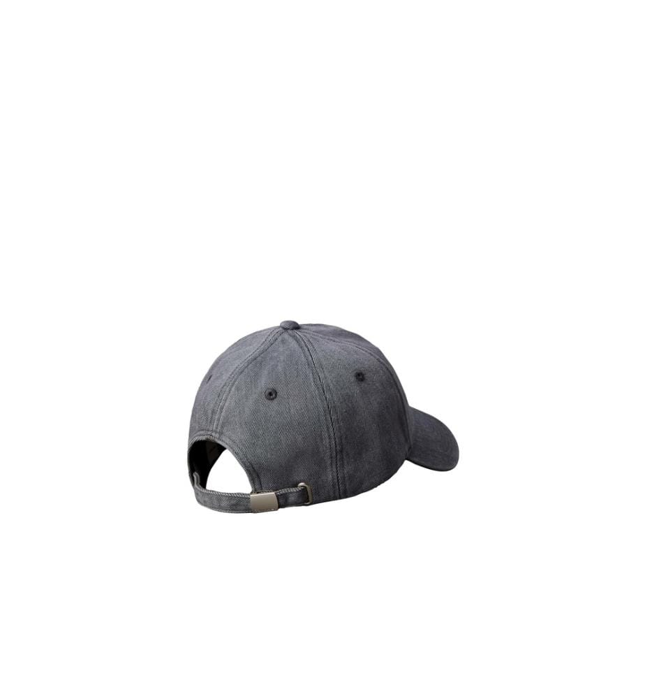 Jeans-Kappe mit Logo – Grau