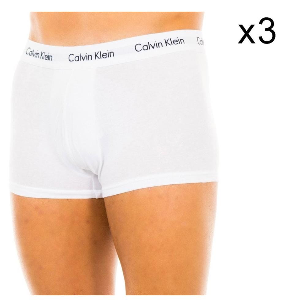 3er-Pack Boxershorts Low Waist Trunks - Weiss