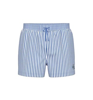 Short de Bain Monogram - Bleu et Blanc