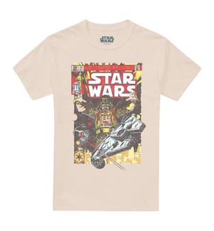 T-Shirt STAR WARS FLEA MARKET RETRO COMIC COVIER - Natürlich