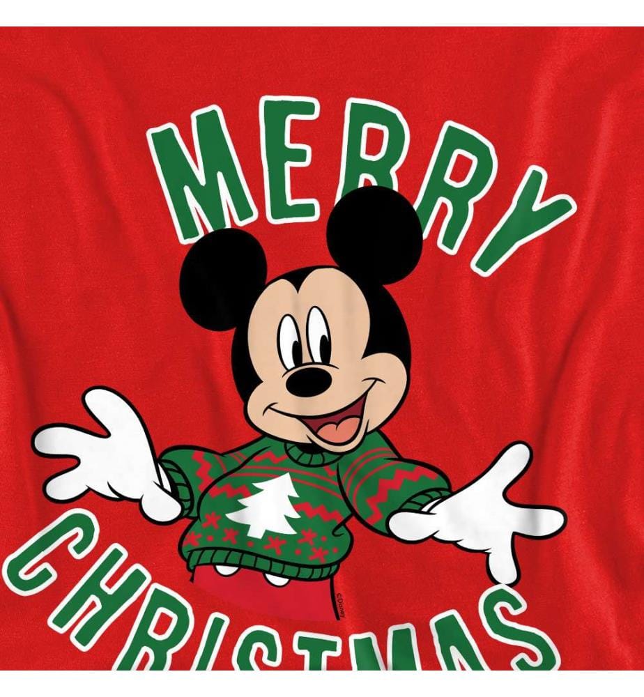 Felpa Disney/Mickey Christmas Jumper - Rosso