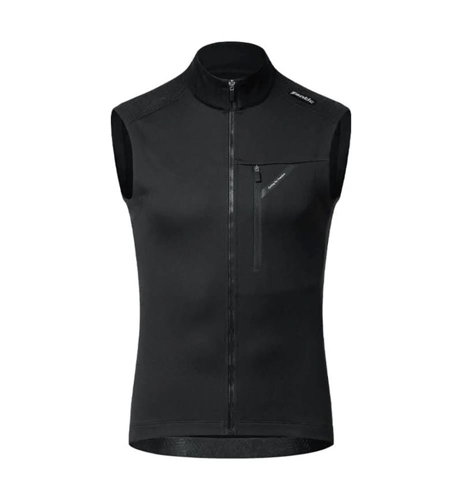 Gilet in pile a vento 6-16°C - Nero