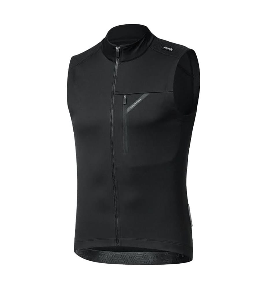 Gilet in pile a vento 6-16°C - Nero