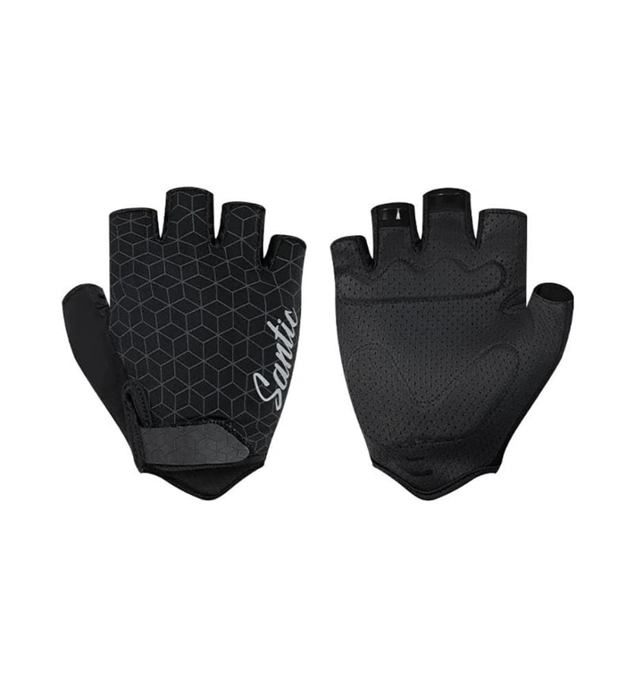 Fingerlose Fahrradhandschuhe - Schwarz