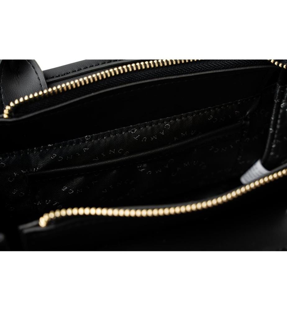 Handbag, Black, 100% POLYVINYL LEATHER