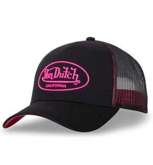 Baseball cap Dom - Black & Pink