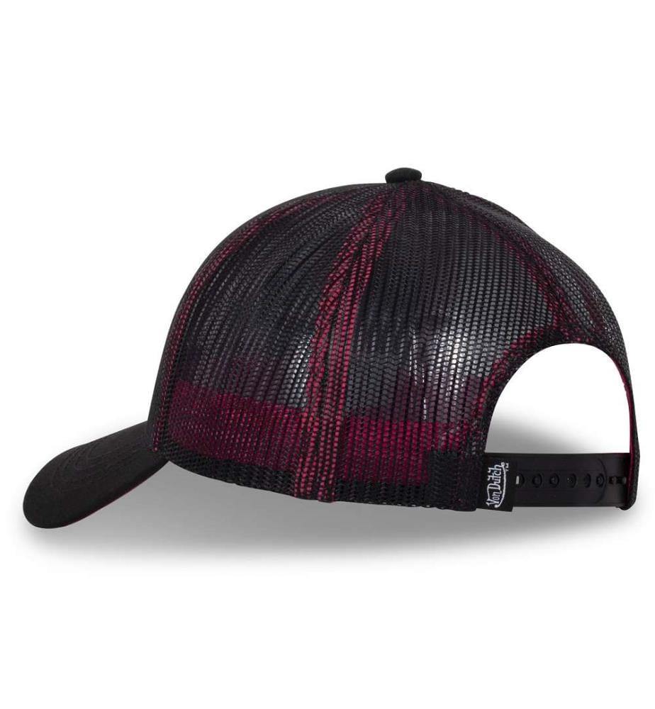 Baseball cap Dom - Black & Pink