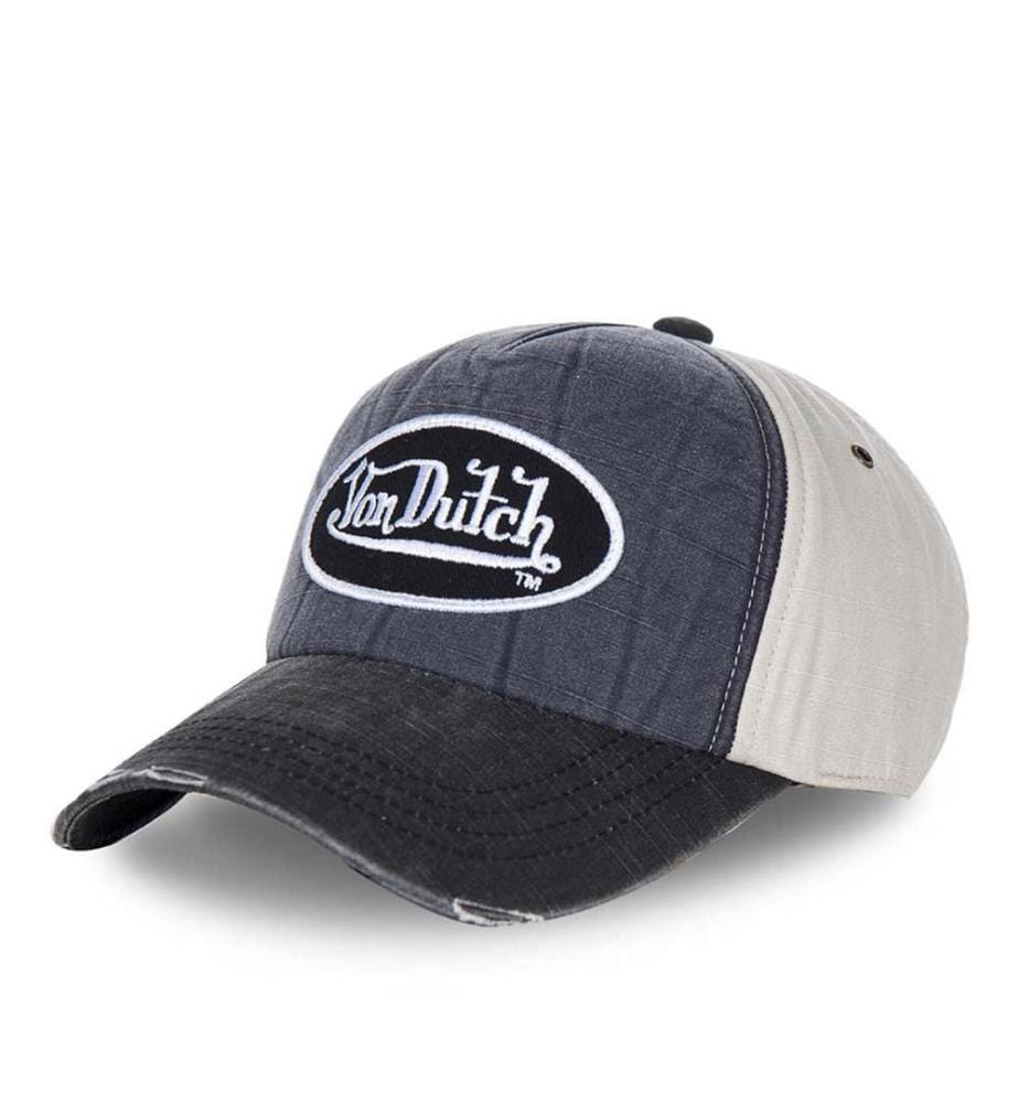 Casquette - Bleu, Noir et Gris