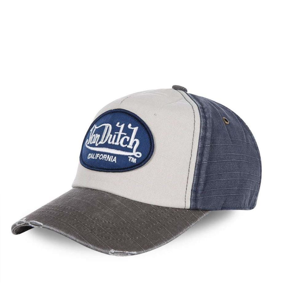 Cap - Blue and White and Grey
