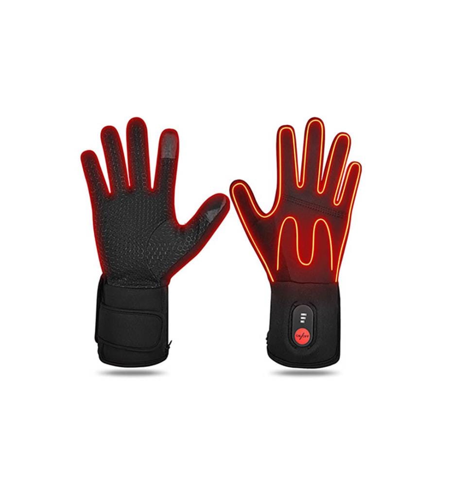 Wiederaufladbare beheizbare Handschuhe SW04 - Schwarz