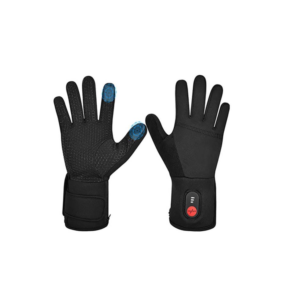 Wiederaufladbare beheizbare Handschuhe SW04 - Schwarz
