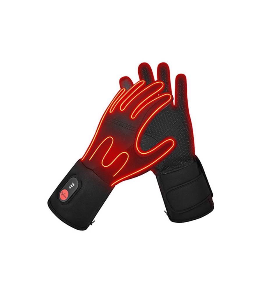 Wiederaufladbare beheizbare Handschuhe SW04 - Schwarz