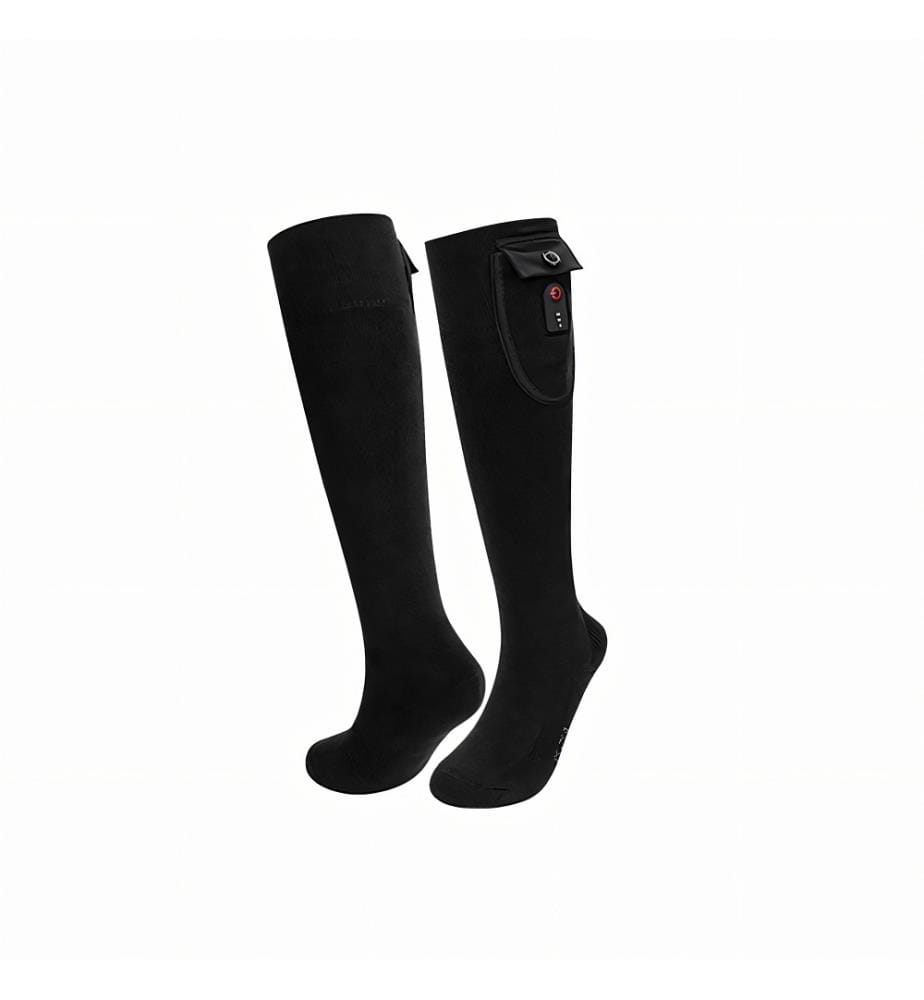Heizsocken mit Batterien – Schwarz
