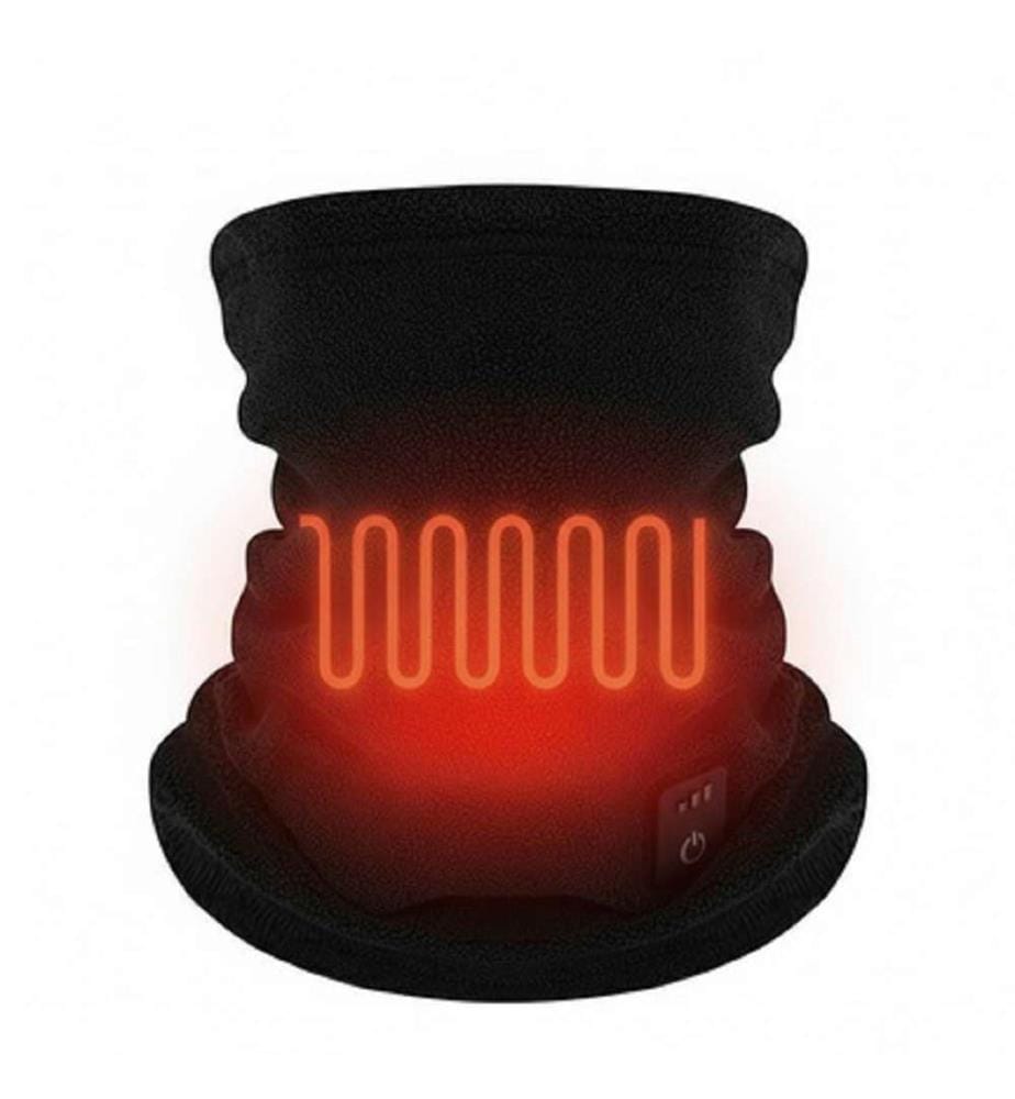 Beheizter Nackenwärmer (Lithium-Ionen-Akku 3,7V / 2200 mAh inklusive) - Schwarz