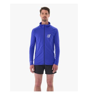 3D Thermo Nahtlos Hoodie mit Reissverschluss - Dazz Blue