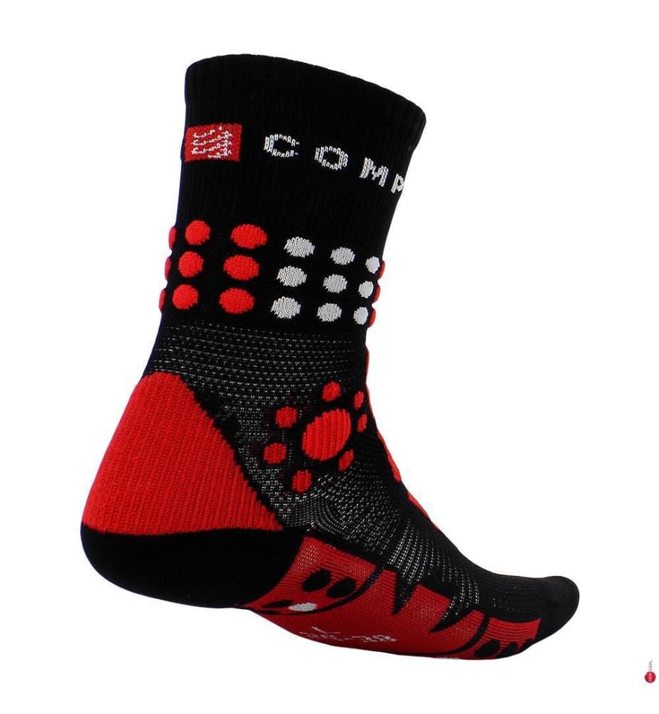 Trekking-Socken - Schwarz, Rot und Weiss