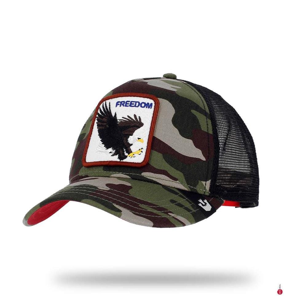 Berretto Trucker Freedom - Cachi e Nero