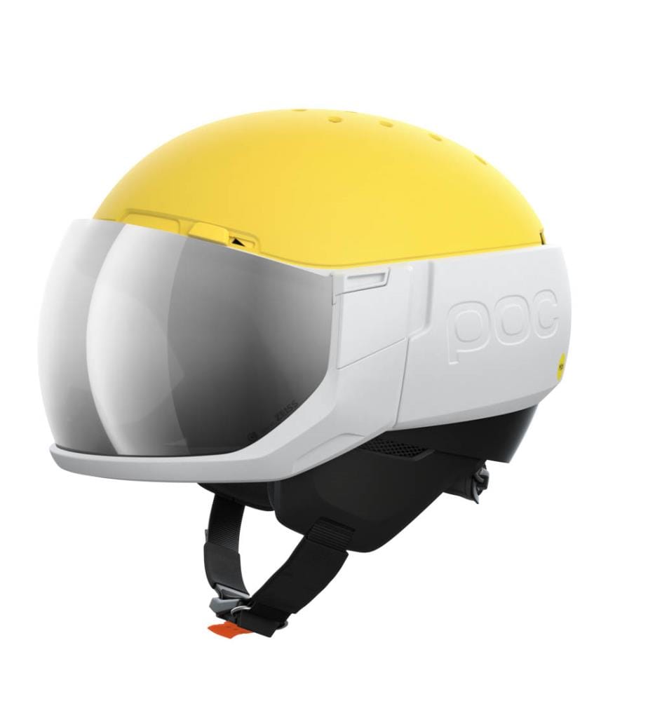 Skihelme Levator MIPS - Hydrogen White/Aventurine Yellow Matt