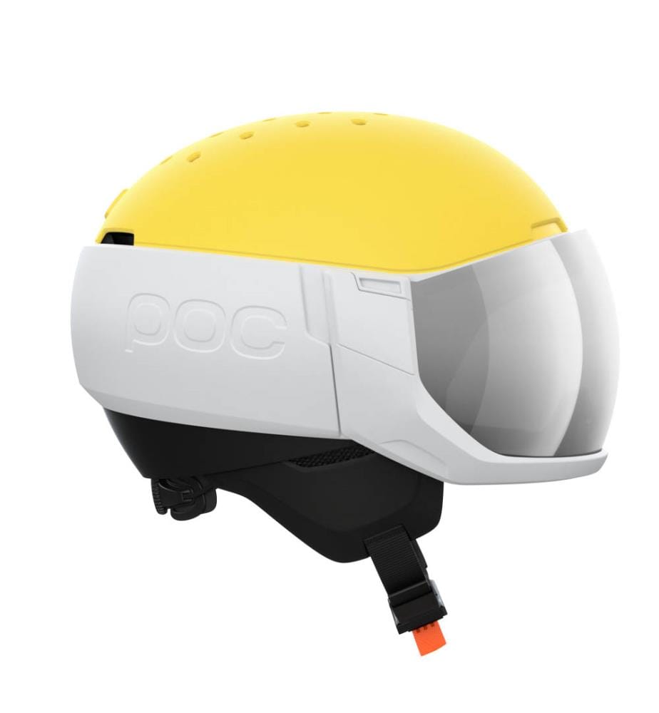 Skihelme Levator MIPS - Hydrogen White/Aventurine Yellow Matt