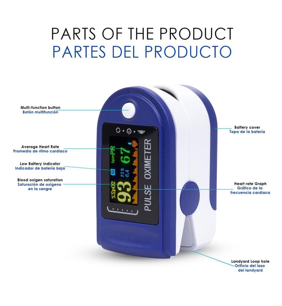 Cardiofrequenzimetro 5,6 x 3,2 x 3,4 cm - Bianco