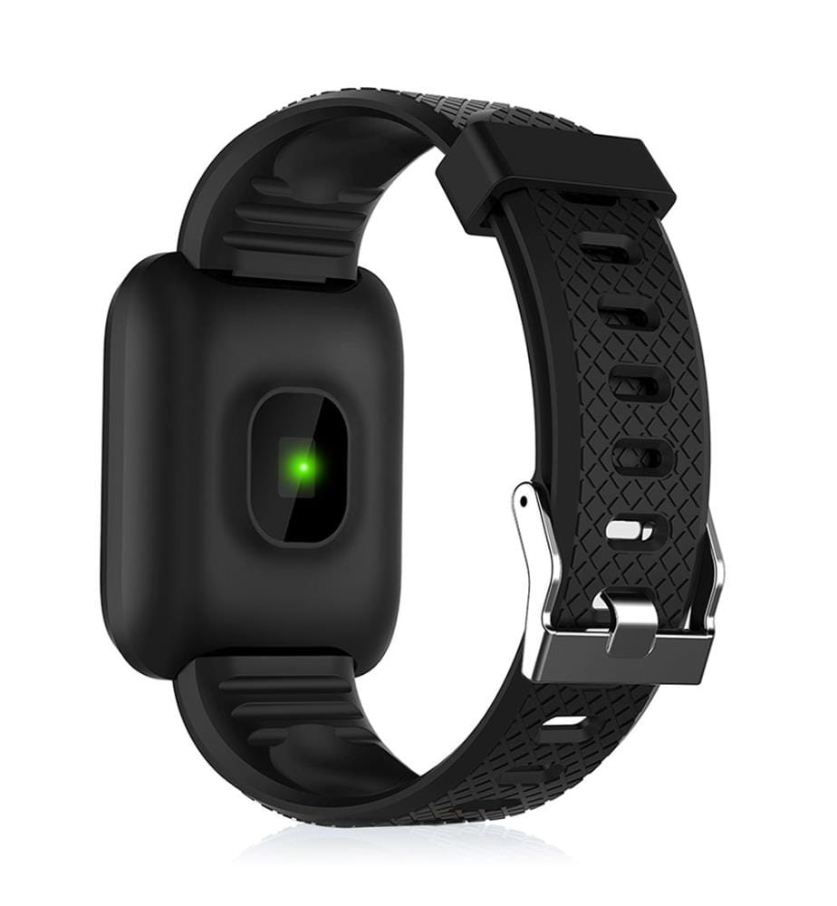 ID116 Bluetooth 4.0 Connected Armband, Farbdisplay, Herzfrequenzsensor und Multisport-Modus 3 x 1 x 4 cm - Schwarz