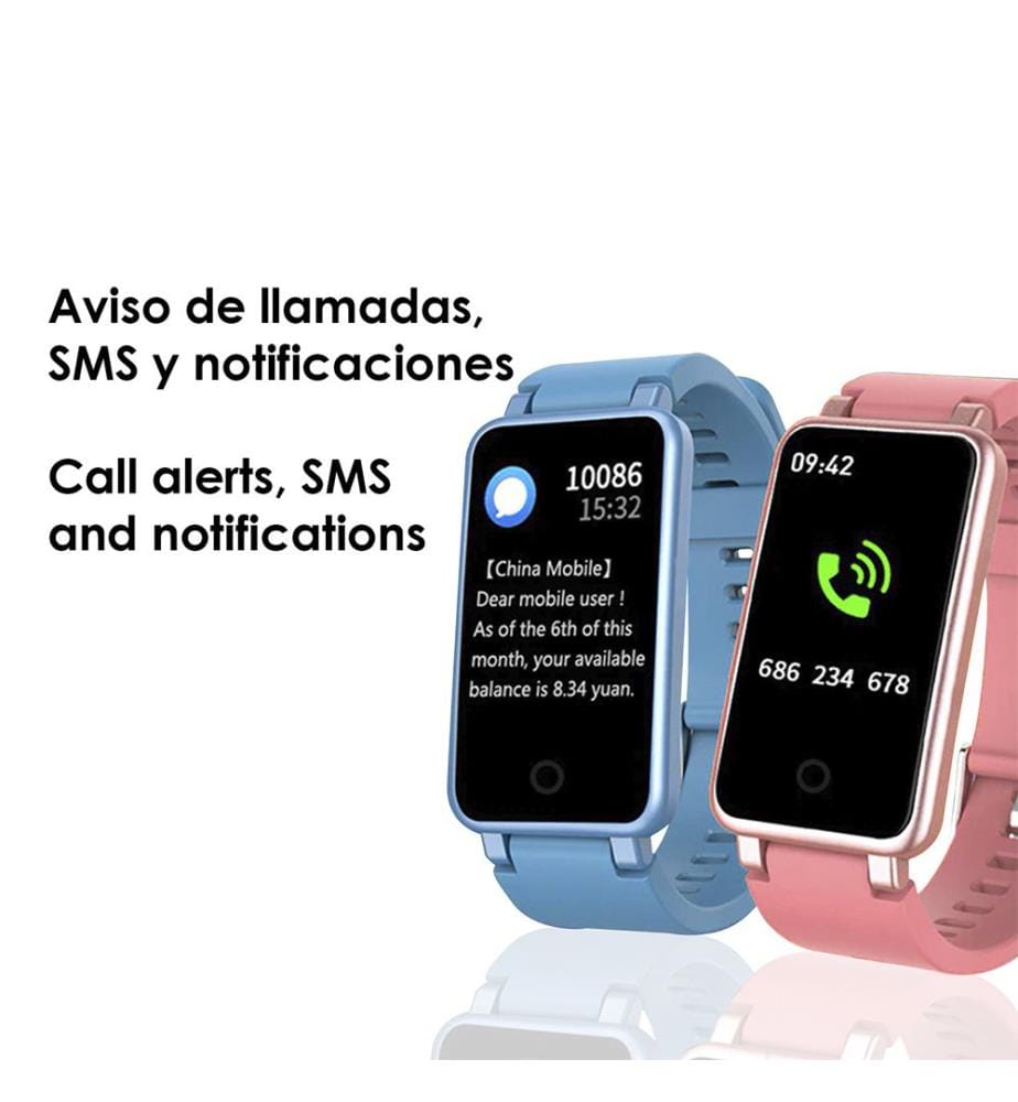 Intelligentes Armband 2,5 x 0,9 x 4,8 cm - Hellrosa