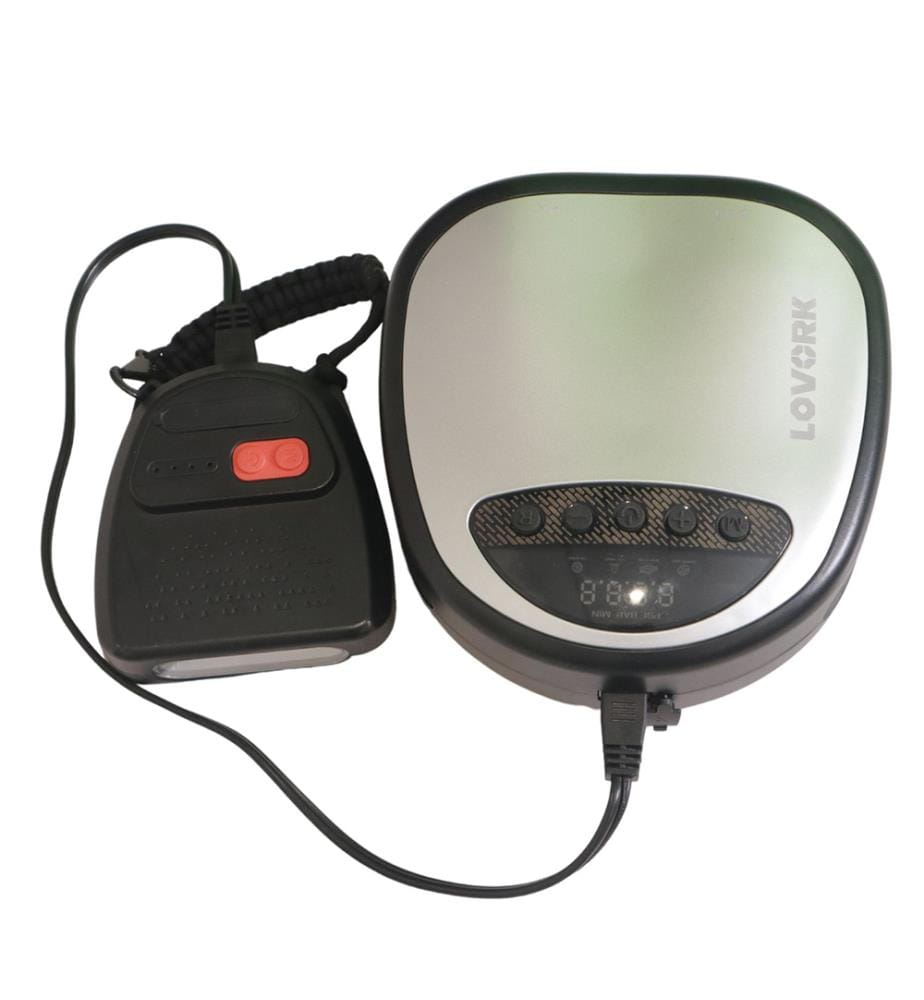 Pompa elettrica multiuso con batteria autonoma - Argento