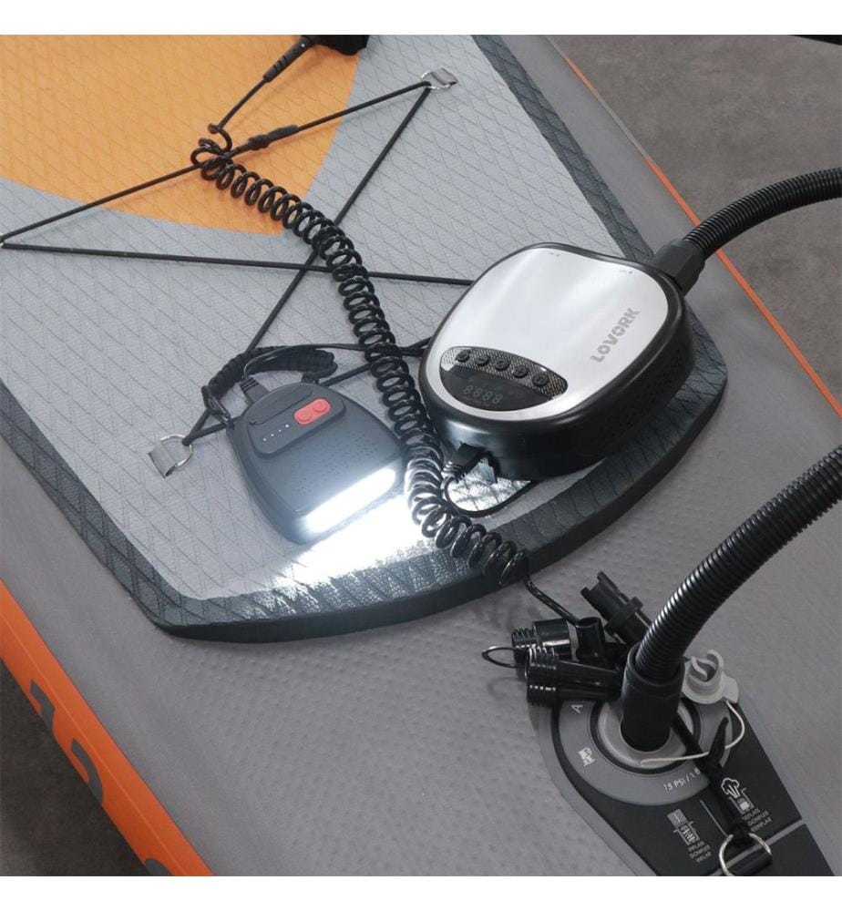 Pompa elettrica multiuso con batteria autonoma - Argento