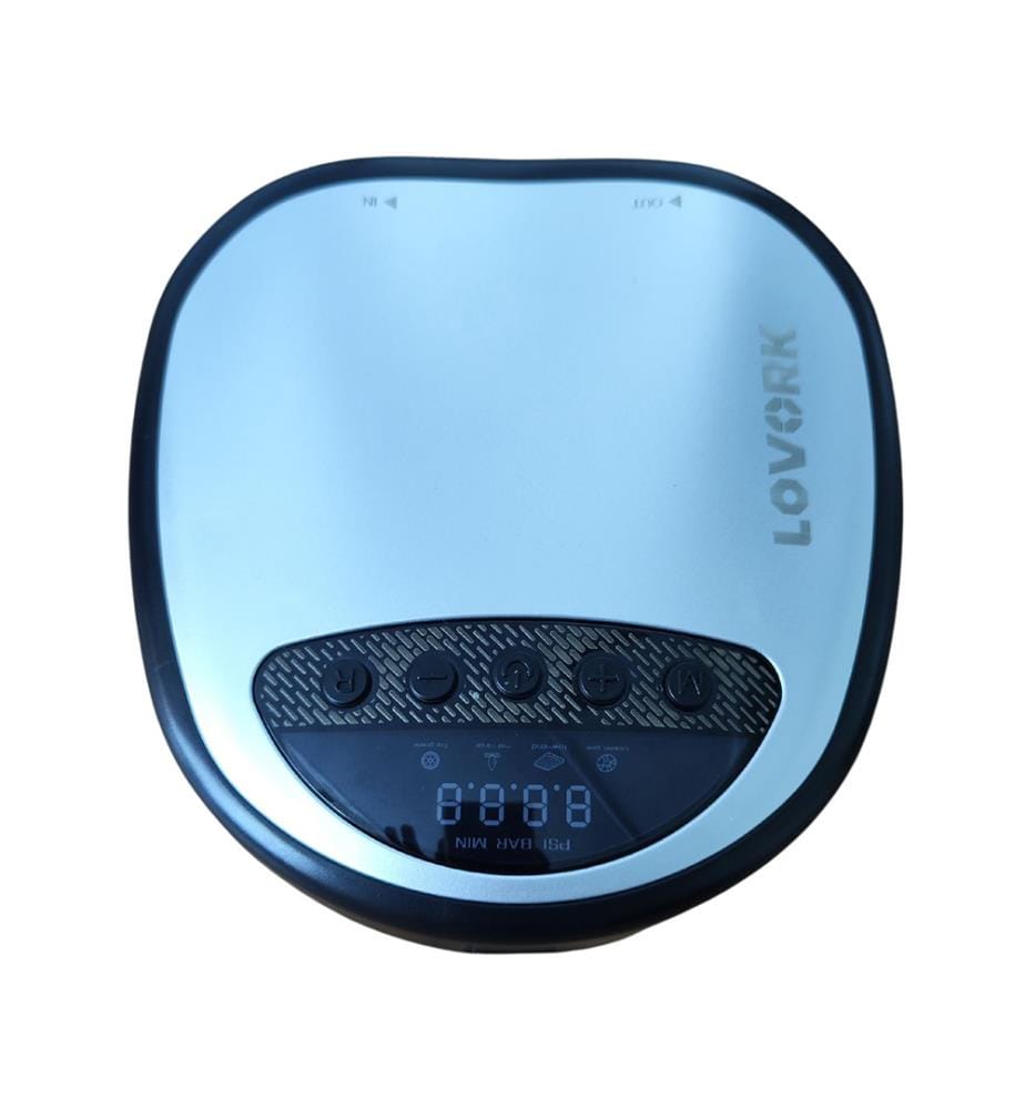 Pompa elettrica multiuso con batteria autonoma - Argento