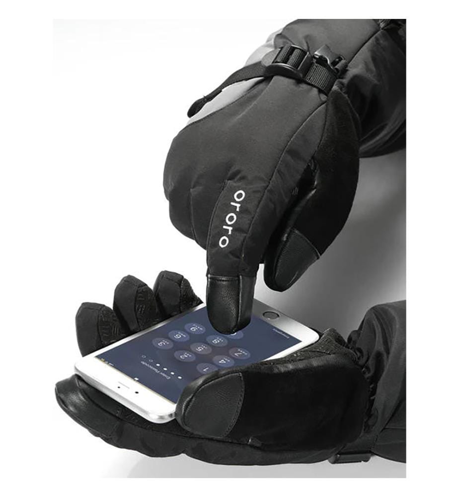 Gants chauffants Twin Cities 2.0 3-en-1 - Noir & Gris