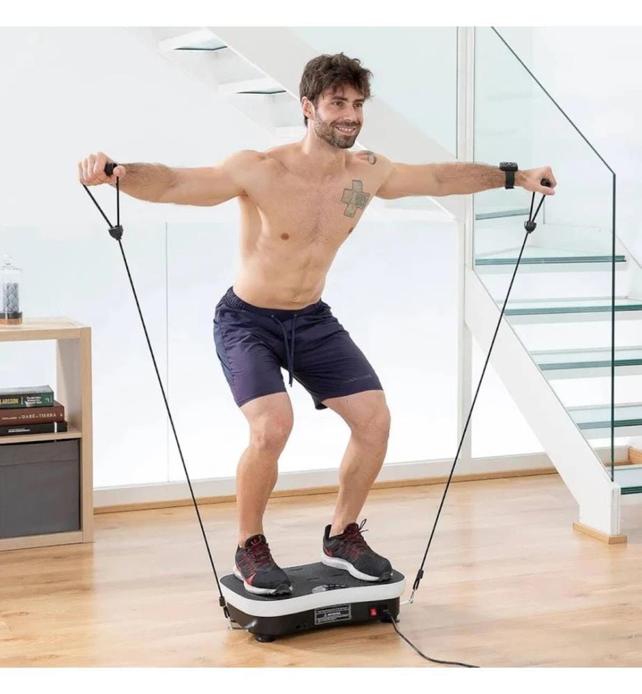 Powerfit Vibrationsplatte 120 Stufen - Schwarz