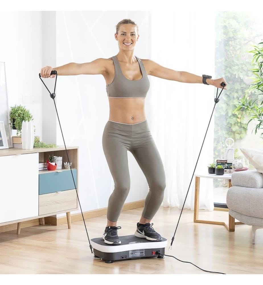 Powerfit Vibrationsplatte 120 Stufen - Schwarz