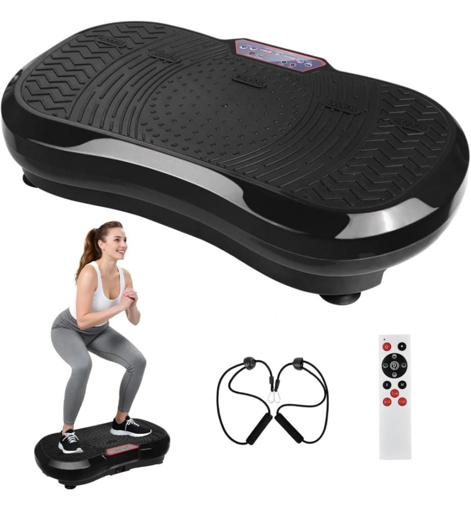 Powerfit Vibrationsplatte 120 Stufen - Schwarz